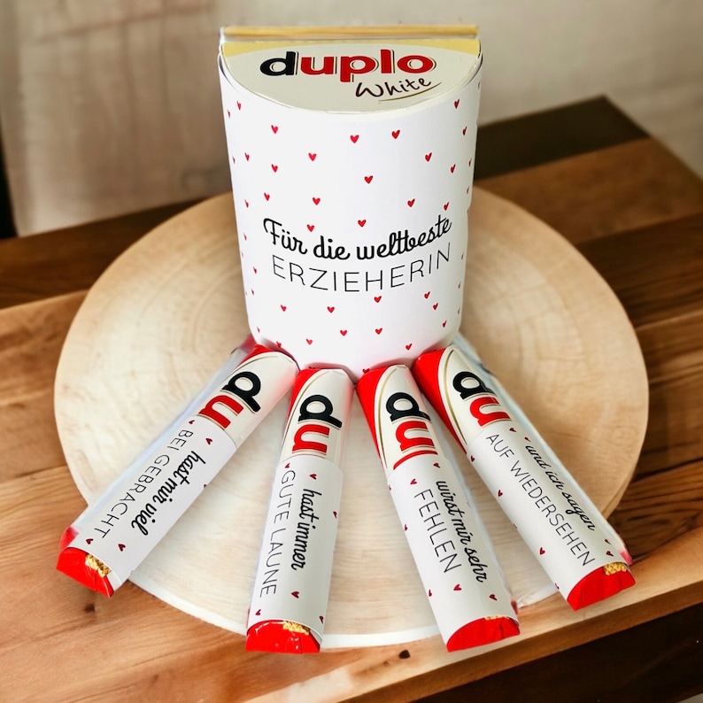 Download: 27 Duplo Banderolen Abschiedsgeschenk Erzieherin Tagesmutter Lehrerin Danke Geschenk Erzieherin Bild 8