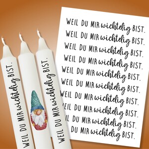 CANDLE TATTOOS various motifs - Christmas