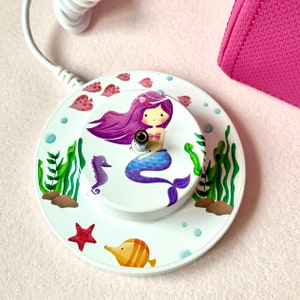 Charging station sticker suitable for the Toniebox - Mermaid