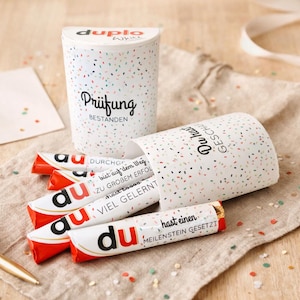 Duplo Banderolen Prüfung bestanden Download – Last Minute Geschenk Abitur Bachelor Master DIY Vorlage Glückwunsch Prüfung bestanden