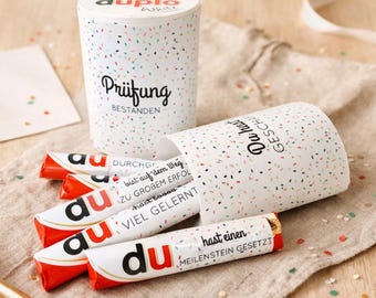 Duplo wrappers, exam passed download – Last minute gift, high school diploma, bachelor's, master's degree DIY template, congratulations, exam passed