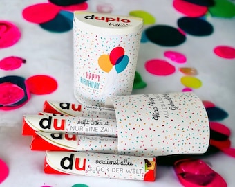 Download: 27 Duplo Banderolen GEBURTSTAG GESCHENK