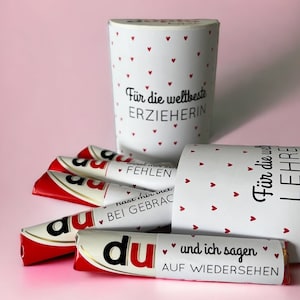 Duplo-omslag avskedspresent till dagislärare | Tackpresent till dagis eller skola | Digital nedladdning PDF bild 8