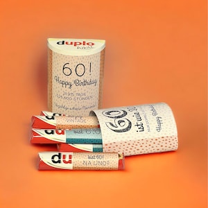 Download: 27 Duplo Banderolen 60. GEBURTSTAG, GESCHENK