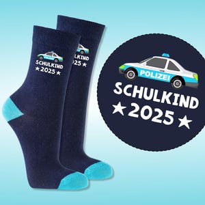 ENTRÉE SCOLAIRE Chaussettes écolier CADEAU pour le cartable police