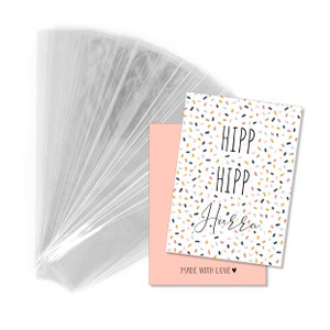 CHRISTMAS Packaging for Candles Gift Packaging Candles Hipp Hipp Hurra Confetti