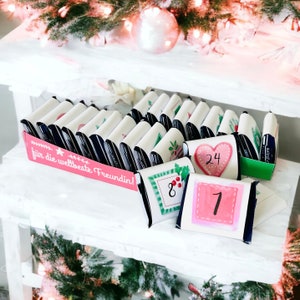 Advent calendar FRIEND BFE filled with 24x THANK YOU Christmas time, DIY, printable, self-love