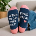 Funny Mother's Day socks – If you're reading this, ask Dad! – Gift idea for moms