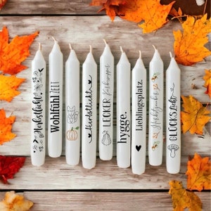 AUTUMN tattoo foil Hygge for candles / ceramics DIN A4