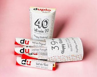 Download: 27 Duplo bands 40th BIRTHDAY, GIFT