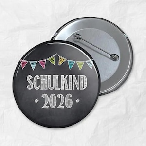 Schulkind Button Einschulung Geschenk Schultüte