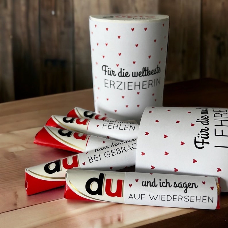 Duplo-omslag avskedspresent till dagislärare | Tackpresent till dagis eller skola | Digital nedladdning PDF bild 9
