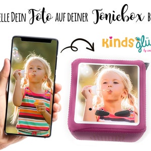 Schutzfolie passend für Toniebox mit deinem Foto