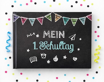 Herinneringsboek voor de eerste schooldag – Mijn eerste schooldagalbum voor kinderen, cadeau voor de start van het schooljaar, schoolboek, inschrijvingsboek voor school, meisjes, jongens