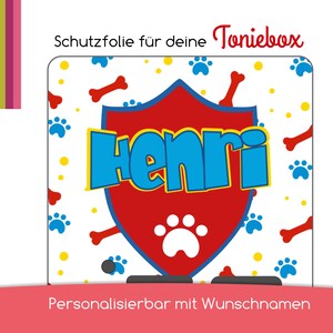 Schutzfolie passend für die Toniebox, Paw 画像 2