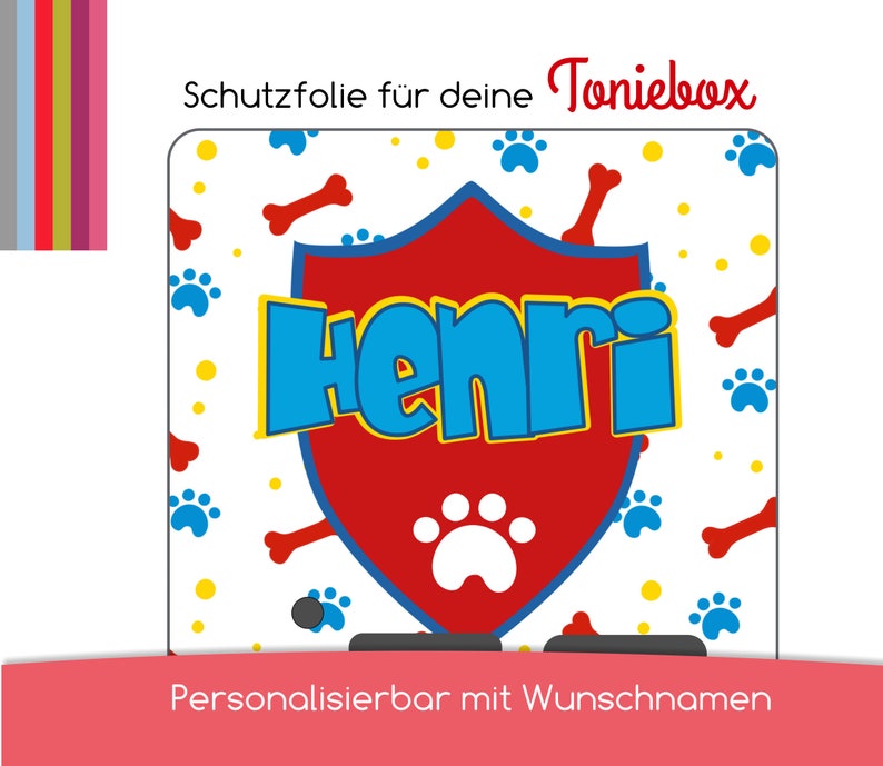 Schutzfolie passend für die Toniebox, Paw 画像 2