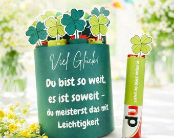 Duplo Lucky Wrappers | Courage Gift | Exam/Graduation Gift Idea | DIY Comfort Food | Lucky Clover | Instant Download