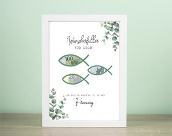 CONFIRMATION gift for girls & boys | personalized confirmation gift | digital download cash gift