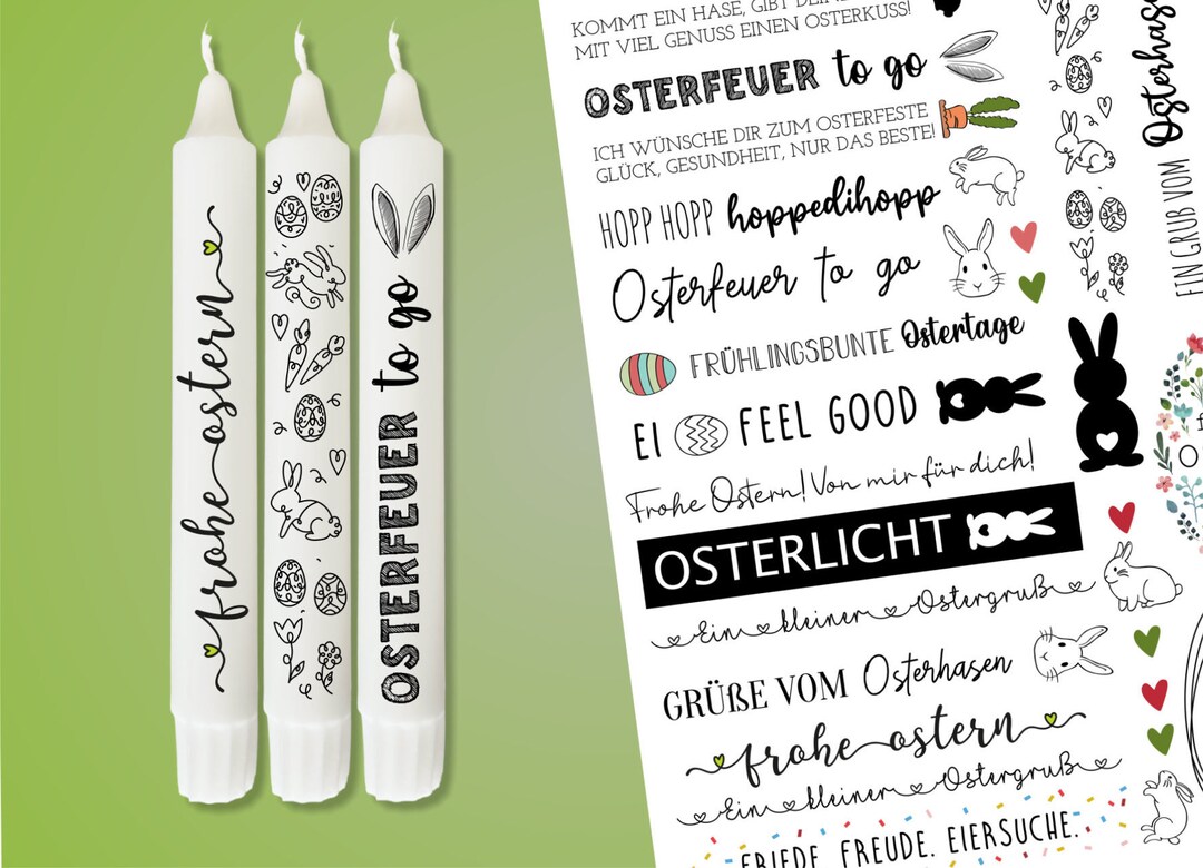 Kerzen Sprüche OSTERN Lieblingsplatz Sprüche zum Verschenken DIN A4