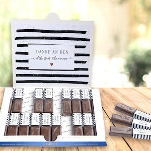 Sticker set for Merci chocolate | personal gift for wedding anniversary | husband | wife