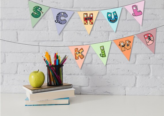 Ghirlanda per l'inizio della scuola, per l'inizio della scuola, per
