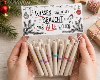 Useless Knowledge Advent Calendar to Print – 24 Fun Facts for Adults