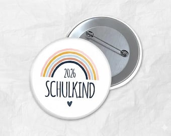 Schoolchild Button First Day of School Gift School Cone