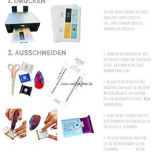 Advent calendar COLLEGINE filled with 24x THANK YOU Christmas time, DIY, print template, self-love image 8