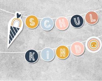 Ghirlanda di coriandoli arcobaleno fai da te per il ritorno a scuola