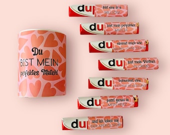 Geschenk Valentinstag Download: 27 Duplo Banderolen