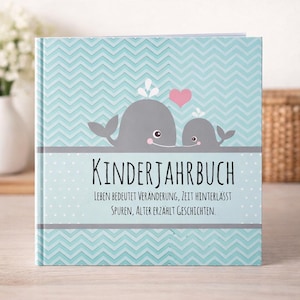 Diario per bambini - Libro dei ricordi per bambini da 1 a 18 anni | 20 domande ogni anno | Regalo per nascita e battesimo