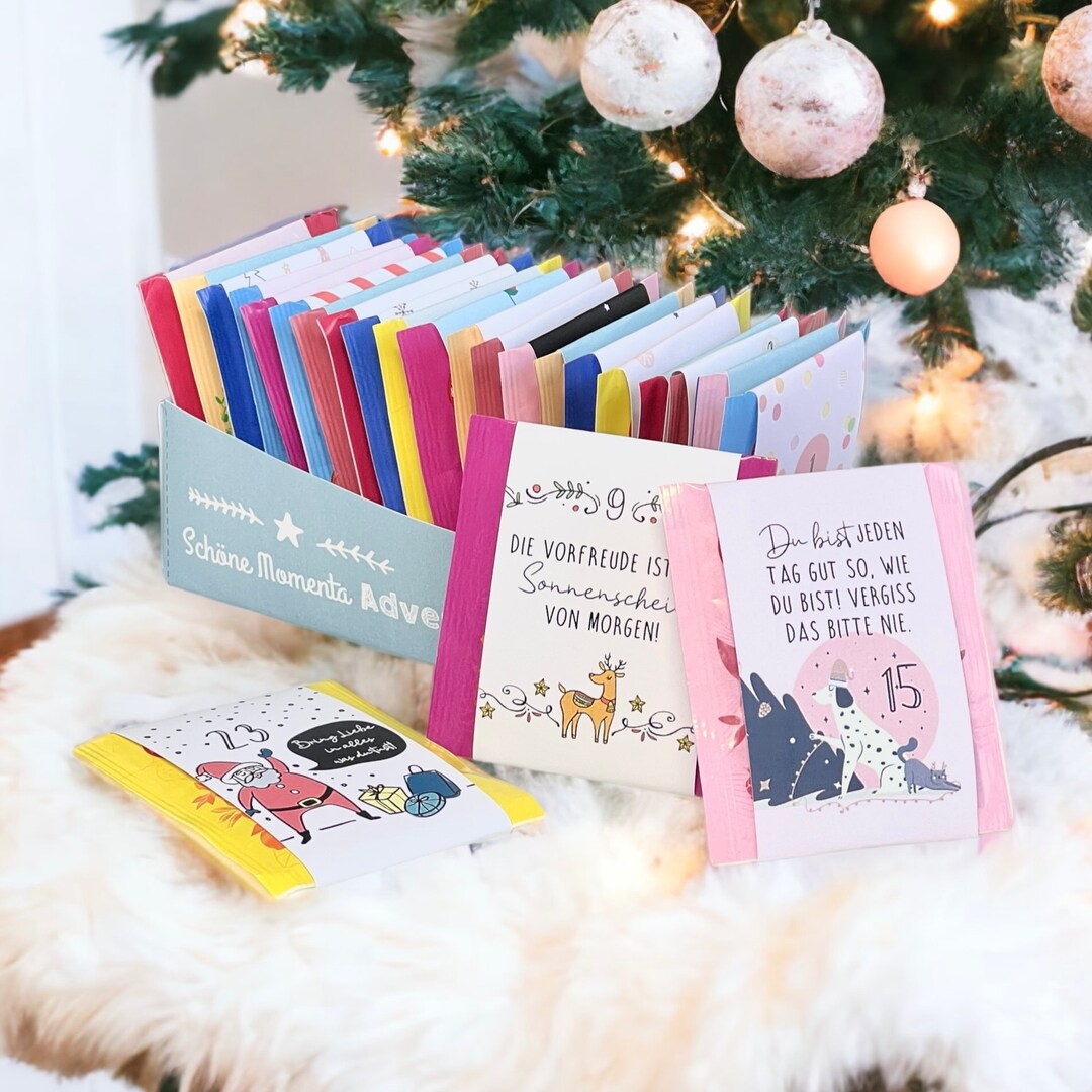 Adventskalender Tee schöne Momente gefüllt mit 24 Ideen für die