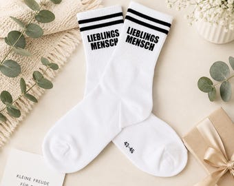 Tennis socks, favorite person, sports socks, gift