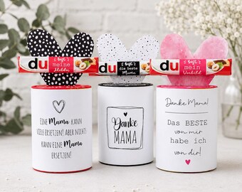 Regalo económico y rápido para el Día de la Madre: Empaque de corazón hecho con Duplo. La mejor mamá.