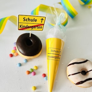 Sacs d'école comme cadeau d'adieu panneau de signalisation de la maternelle