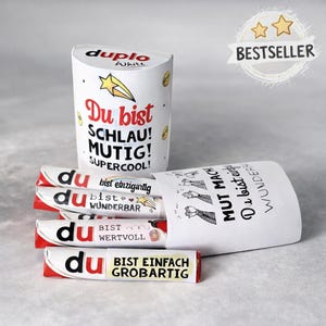 Duplo Banderolen Mut Macher Du Botschaften Kinder Affirmationen Schultüte Brotdose Duplo besonderes ausdrucken