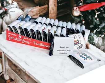 Advent calendar for the family filled with 24 ideas for the Christmas season, DIY, printable, time instead of stuff