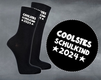 EINSCHULUNG Schulkind Socken GESCHENK für die Schultüte Schulkind 2024