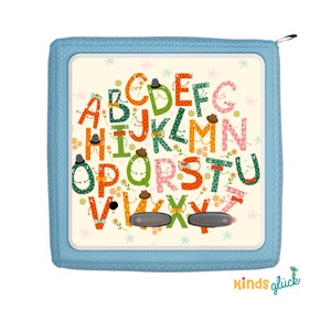 Protective film suitable for the Toniebox, Alphabet