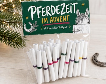 Printable Horse Advent Calendar – 24 Fun Stable Moments for Horse Lovers