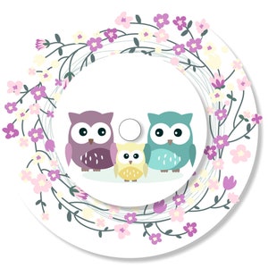 Charging station sticker suitable for the Toniebox - Owl