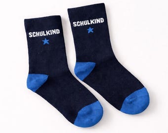 SCHOOL ENROLLMENT Schoolchild socks GIFT for the school cone