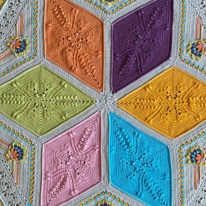 Ubuntu hexagon blanket/throw