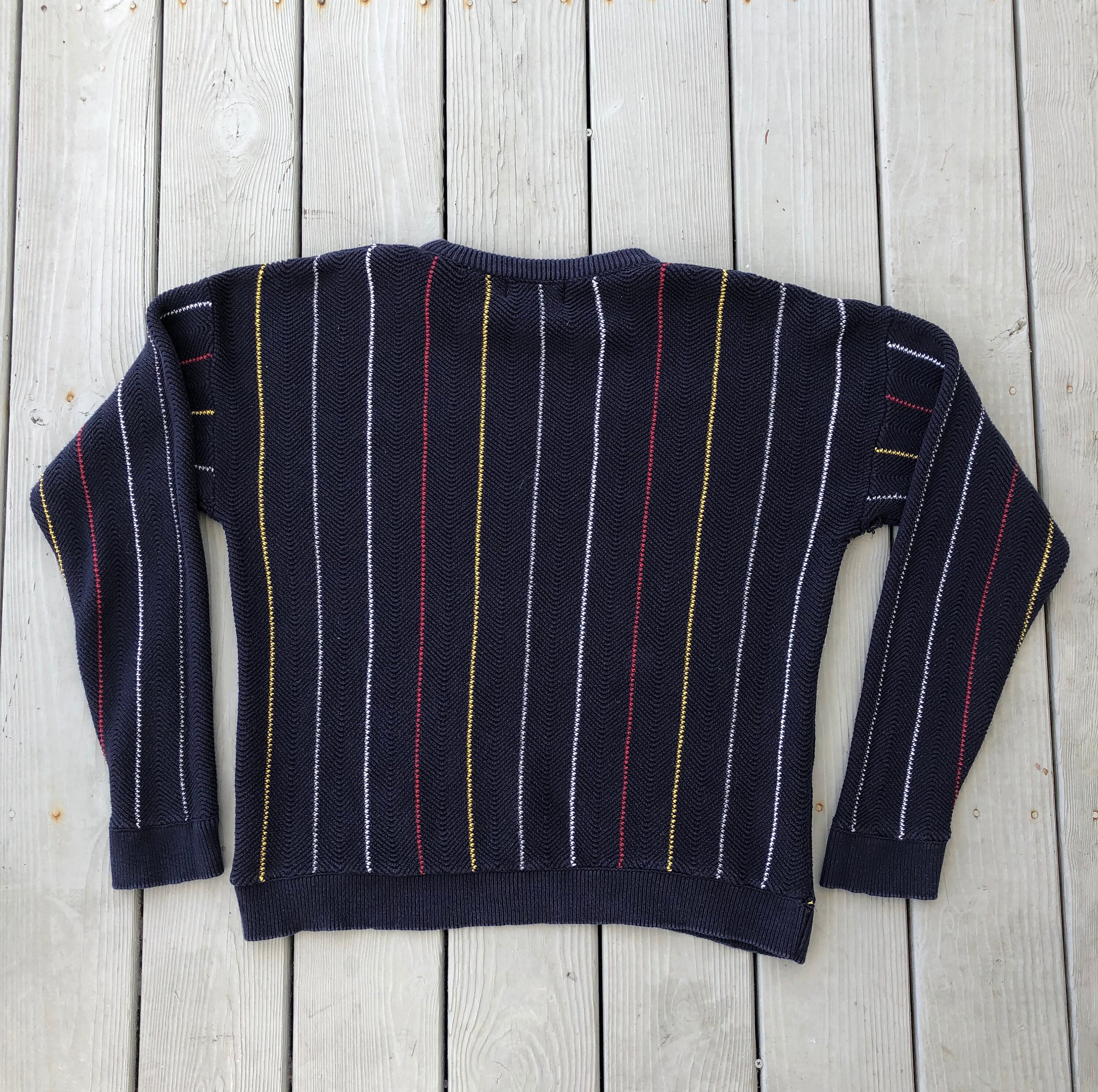 Vintage 1990's Chaps Ralph Lauren striped knit | Etsy