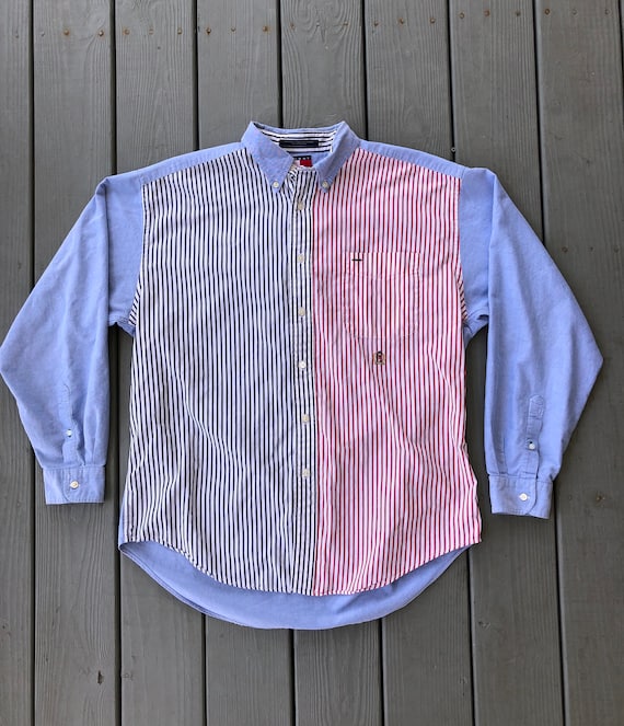 tommy hilfiger pinstripe shirt