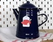 Coffee pot Blue Enamel