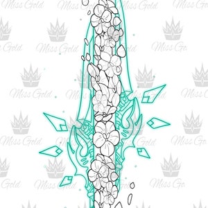 Xiao Tattoo Pass Genshin Impact Tattoo design pass Genshin | Etsy
