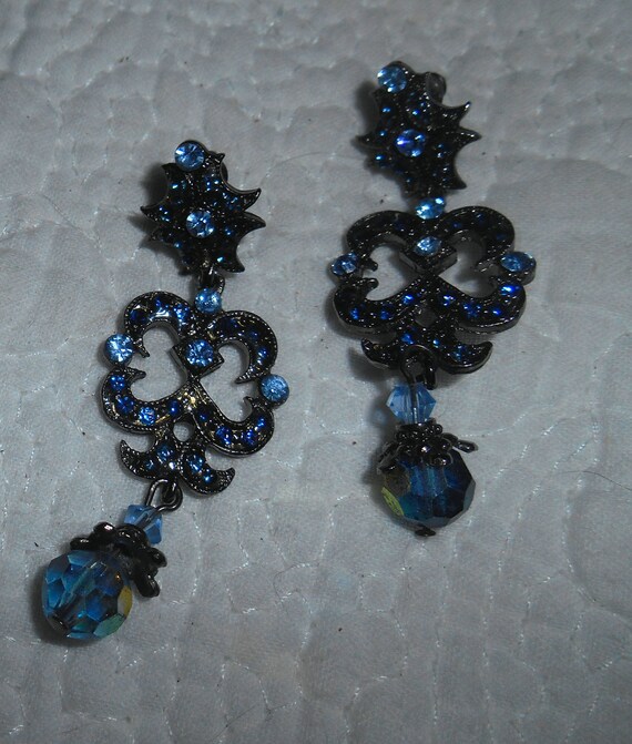 Vintage Earrings...Three Pairs...Pierced And Clip… - image 2