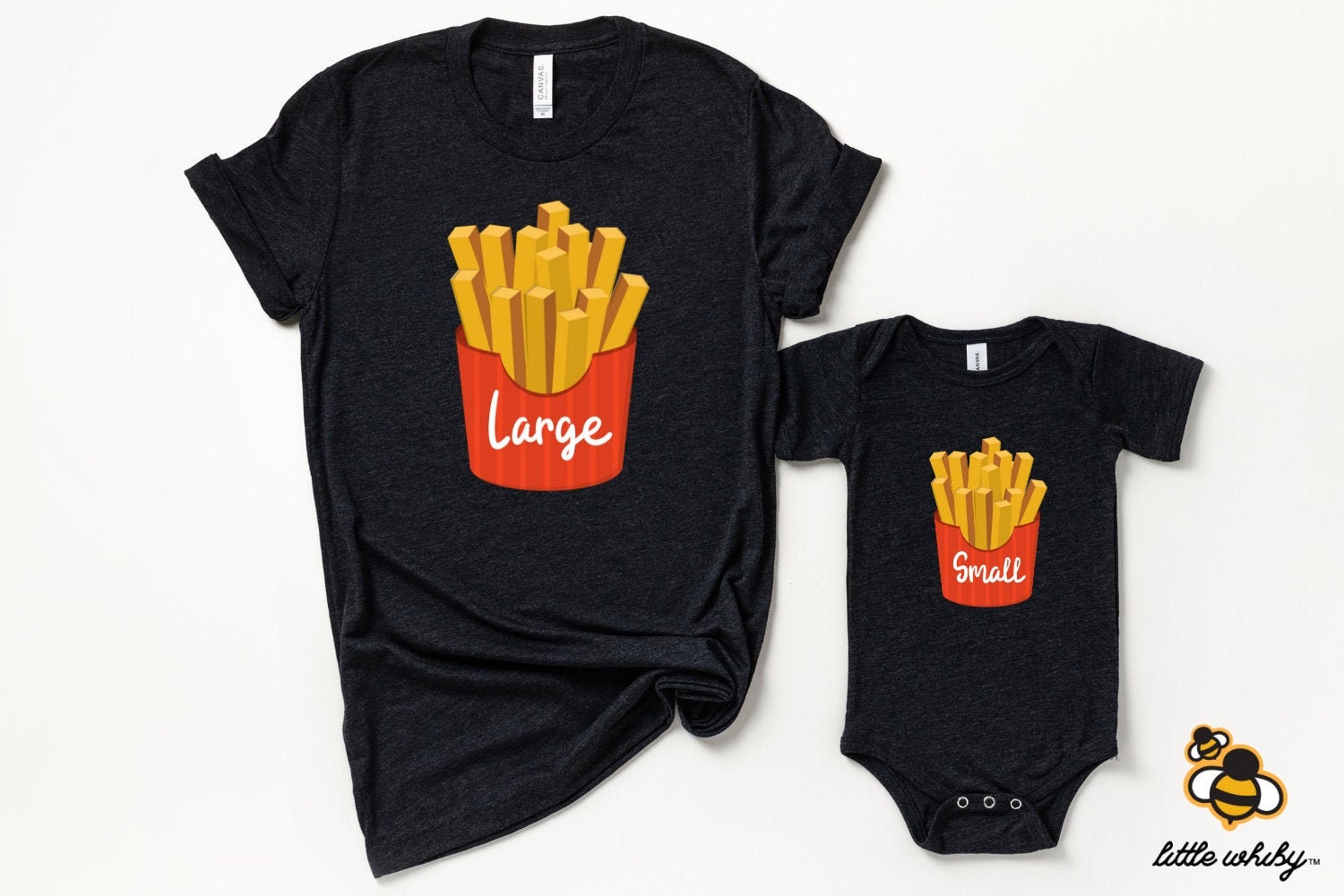 Large Fry and Small Fry Daddy and Me Fathers Day Fathers Etsy