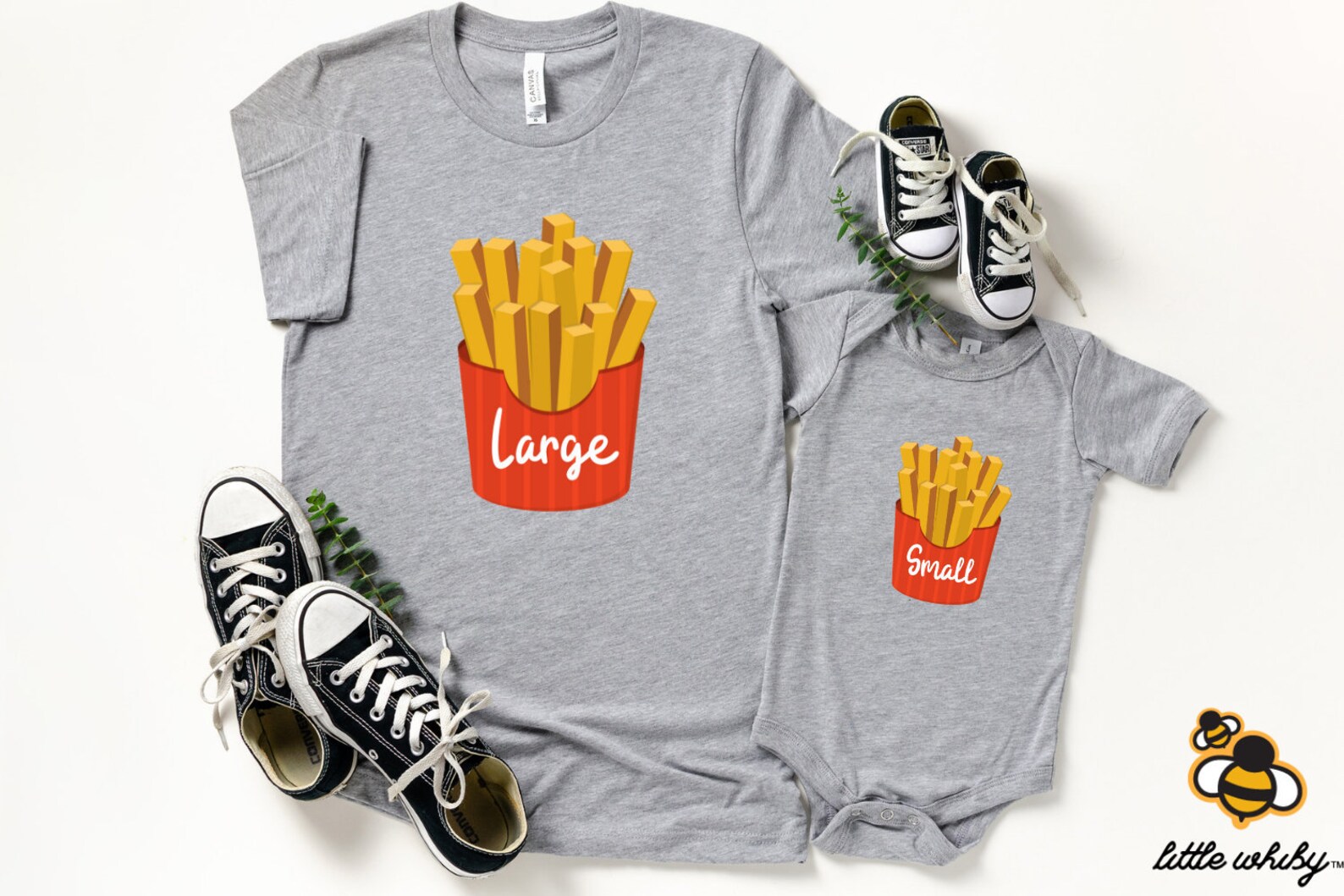 Large Fry and Small Fry Daddy and Me Fathers Day Fathers Etsy